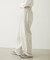 EMBROIDERED ROSE SWEAT WIDE PANTS