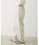 EMBROIDERED ROSE SWEAT WIDE PANTS