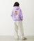 EMBROIDERED ROSE SWEAT WIDE PANTS