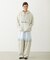 EMBROIDERED ROSE SWEAT WIDE PANTS