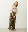 FRILL HEM CAMO PANTS