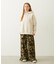 FRILL HEM CAMO PANTS