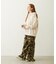 FRILL HEM CAMO PANTS