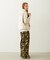 FRILL HEM CAMO PANTS