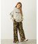 FRILL HEM CAMO PANTS