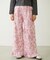 FRILL HEM CAMO PANTS