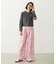 FRILL HEM CAMO PANTS
