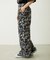 FRILL HEM CAMO PANTS