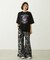 FRILL HEM CAMO PANTS