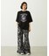 FRILL HEM CAMO PANTS