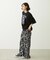 FRILL HEM CAMO PANTS