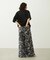 FRILL HEM CAMO PANTS