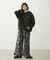 FRILL HEM CAMO PANTS