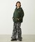 FRILL HEM CAMO PANTS