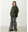 FRILL HEM CAMO PANTS