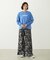 FRILL HEM CAMO PANTS