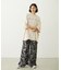 FRILL HEM CAMO PANTS