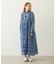 PRINTED TASSEL TIE DRESS