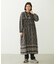 PRINTED TASSEL TIE DRESS