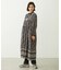 PRINTED TASSEL TIE DRESS