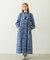 PRINTED TASSEL TIE DRESS