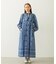 PRINTED TASSEL TIE DRESS