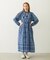 PRINTED TASSEL TIE DRESS
