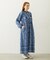 PRINTED TASSEL TIE DRESS