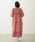 PRINTED TASSEL TIE DRESS