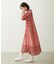 PRINTED TASSEL TIE DRESS