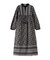 PRINTED TASSEL TIE DRESS