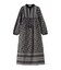 PRINTED TASSEL TIE DRESS