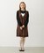 V-NECK LACE DRESS