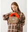 CHERRY QUILTED FUR HANDLE BAG
