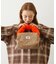 CHERRY QUILTED FUR HANDLE BAG