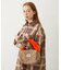 CHERRY QUILTED FUR HANDLE BAG