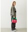 CHERRY QUILTED FUR HANDLE BAG