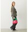 CHERRY QUILTED FUR HANDLE BAG