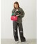CHERRY QUILTED FUR HANDLE BAG