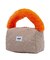 CHERRY QUILTED FUR HANDLE BAG