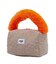 CHERRY QUILTED FUR HANDLE BAG
