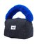 CHERRY QUILTED FUR HANDLE BAG