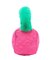 CHERRY QUILTED FUR HANDLE BAG