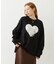 HEART FOIL PRINT L/S TEE