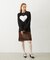 HEART FOIL PRINT L/S TEE
