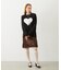 HEART FOIL PRINT L/S TEE
