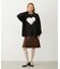 HEART FOIL PRINT L/S TEE