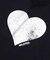 HEART FOIL PRINT L/S TEE