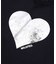 HEART FOIL PRINT L/S TEE
