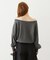 WASHED OFF SHOULDER TOP